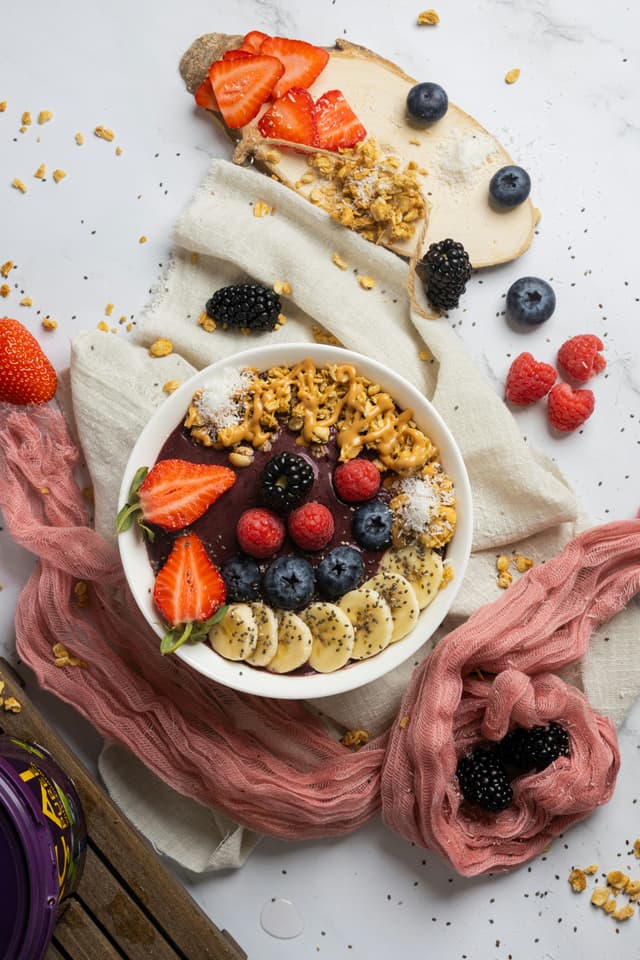 Acai Bowl med Bär & Banan